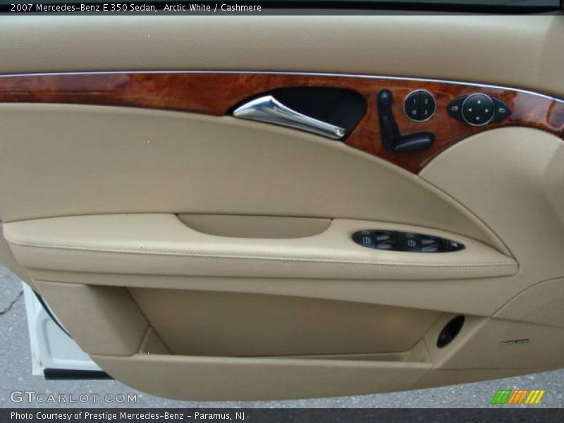 Arctic White / Cashmere 2007 Mercedes-Benz E 350 Sedan