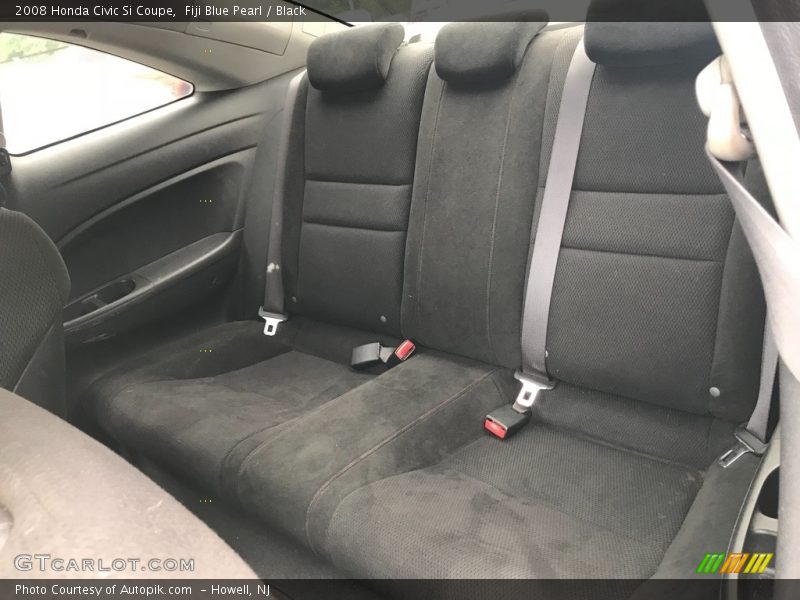 Fiji Blue Pearl / Black 2008 Honda Civic Si Coupe