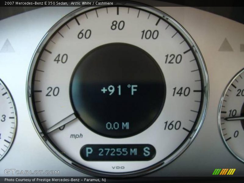 Arctic White / Cashmere 2007 Mercedes-Benz E 350 Sedan
