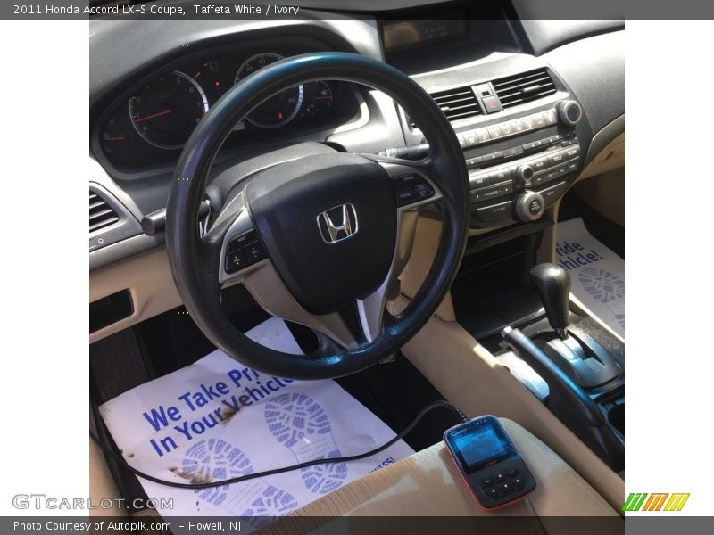Taffeta White / Ivory 2011 Honda Accord LX-S Coupe