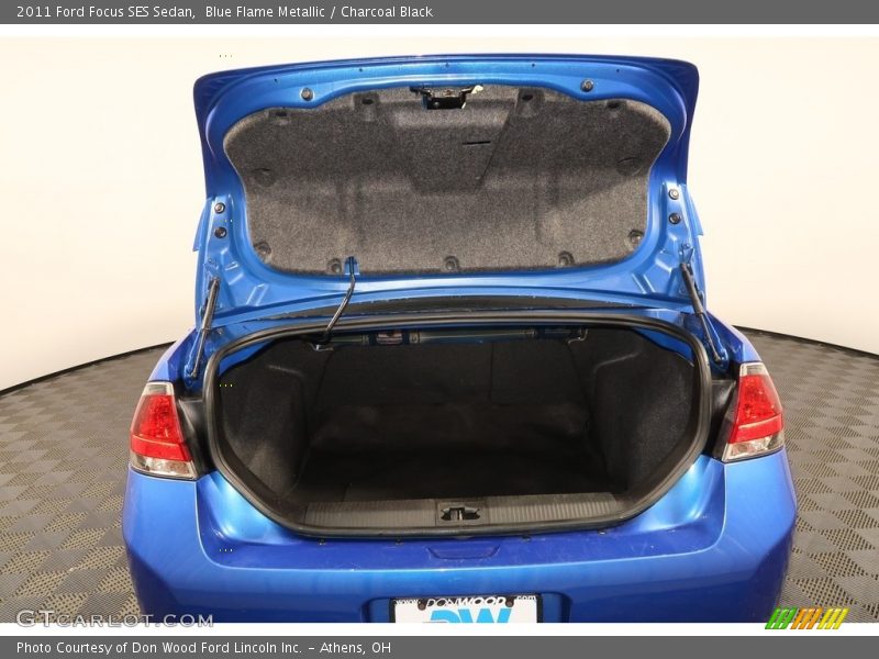 Blue Flame Metallic / Charcoal Black 2011 Ford Focus SES Sedan