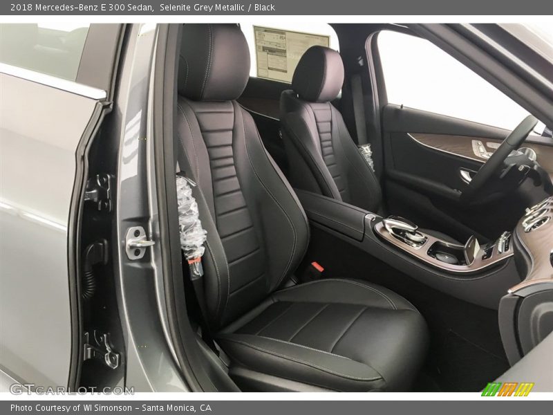 Selenite Grey Metallic / Black 2018 Mercedes-Benz E 300 Sedan