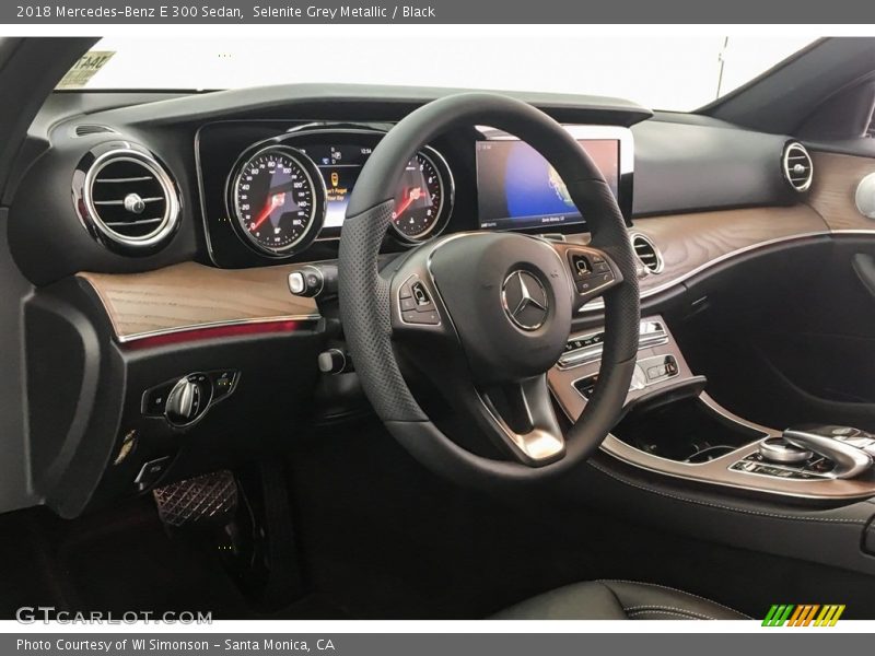 Selenite Grey Metallic / Black 2018 Mercedes-Benz E 300 Sedan