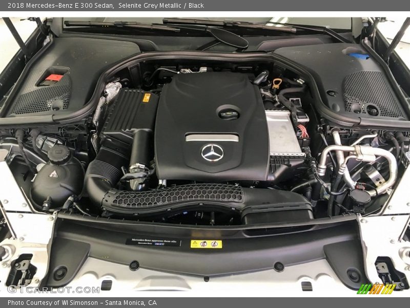 Selenite Grey Metallic / Black 2018 Mercedes-Benz E 300 Sedan