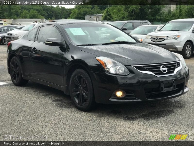 Super Black / Charcoal 2010 Nissan Altima 2.5 S Coupe