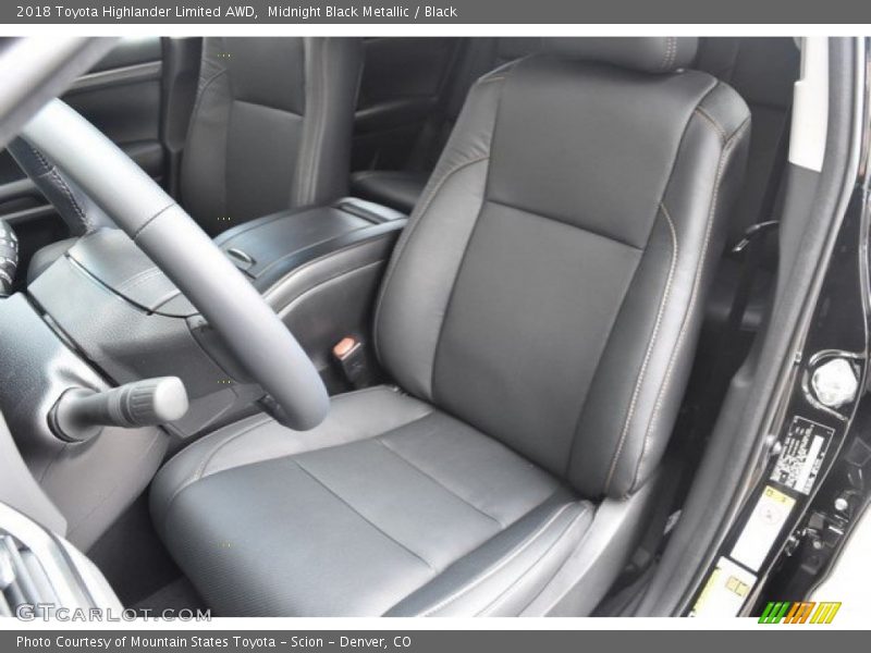 Midnight Black Metallic / Black 2018 Toyota Highlander Limited AWD