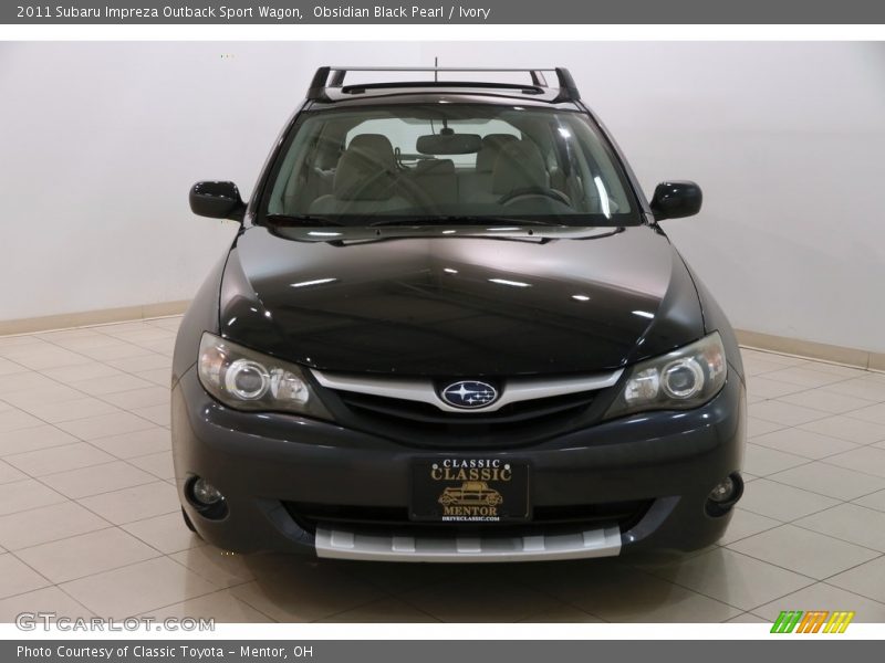 Obsidian Black Pearl / Ivory 2011 Subaru Impreza Outback Sport Wagon