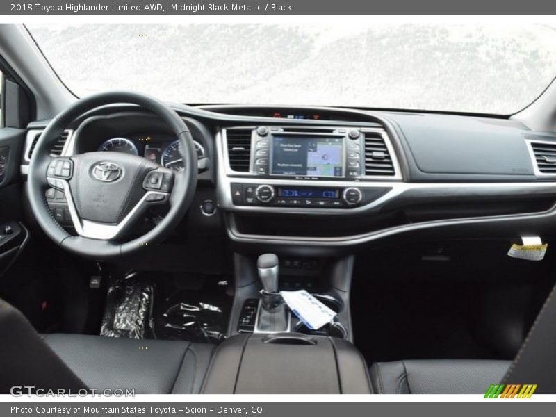 Midnight Black Metallic / Black 2018 Toyota Highlander Limited AWD