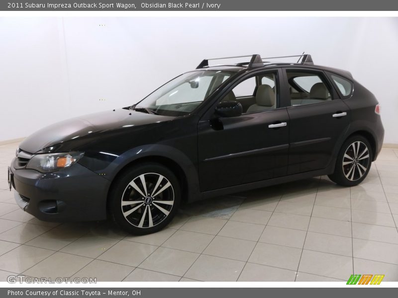 Obsidian Black Pearl / Ivory 2011 Subaru Impreza Outback Sport Wagon