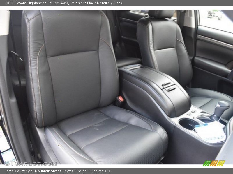 Midnight Black Metallic / Black 2018 Toyota Highlander Limited AWD