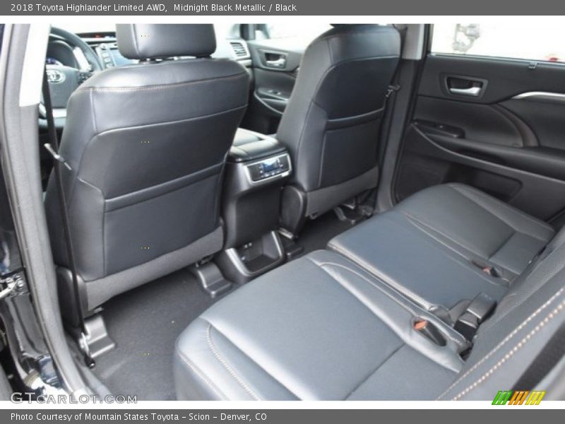Midnight Black Metallic / Black 2018 Toyota Highlander Limited AWD