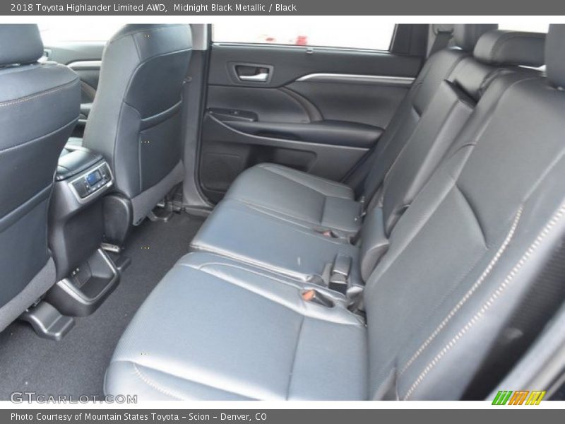 Midnight Black Metallic / Black 2018 Toyota Highlander Limited AWD