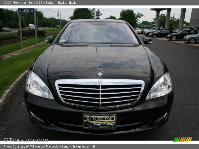 Black / Black 2007 Mercedes-Benz S 550 Sedan