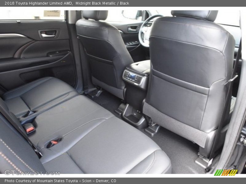 Midnight Black Metallic / Black 2018 Toyota Highlander Limited AWD