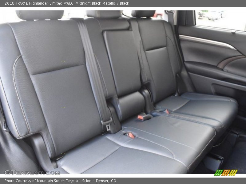 Midnight Black Metallic / Black 2018 Toyota Highlander Limited AWD