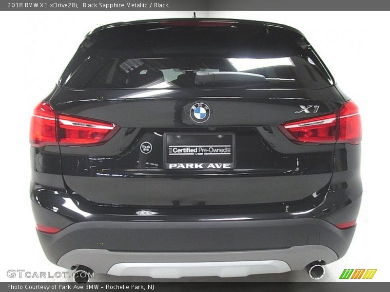 Black Sapphire Metallic / Black 2018 BMW X1 xDrive28i