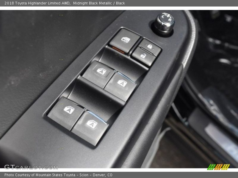 Midnight Black Metallic / Black 2018 Toyota Highlander Limited AWD