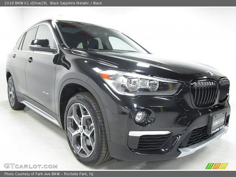 Black Sapphire Metallic / Black 2018 BMW X1 xDrive28i