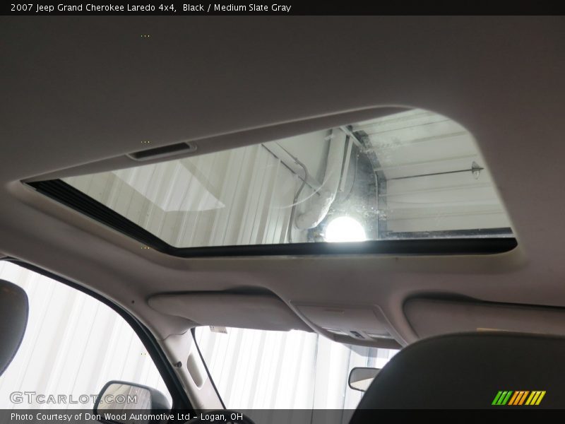 Black / Medium Slate Gray 2007 Jeep Grand Cherokee Laredo 4x4