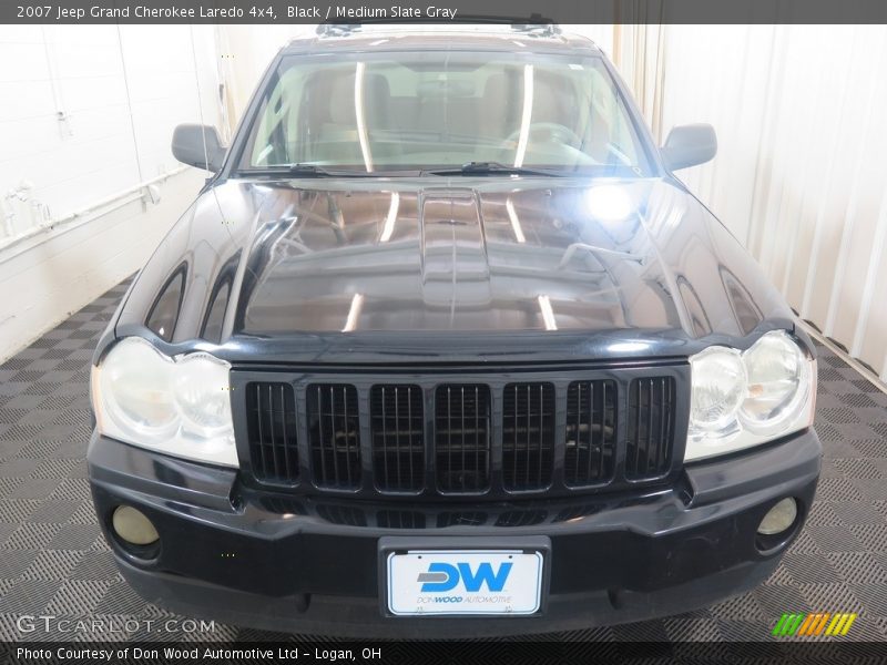 Black / Medium Slate Gray 2007 Jeep Grand Cherokee Laredo 4x4