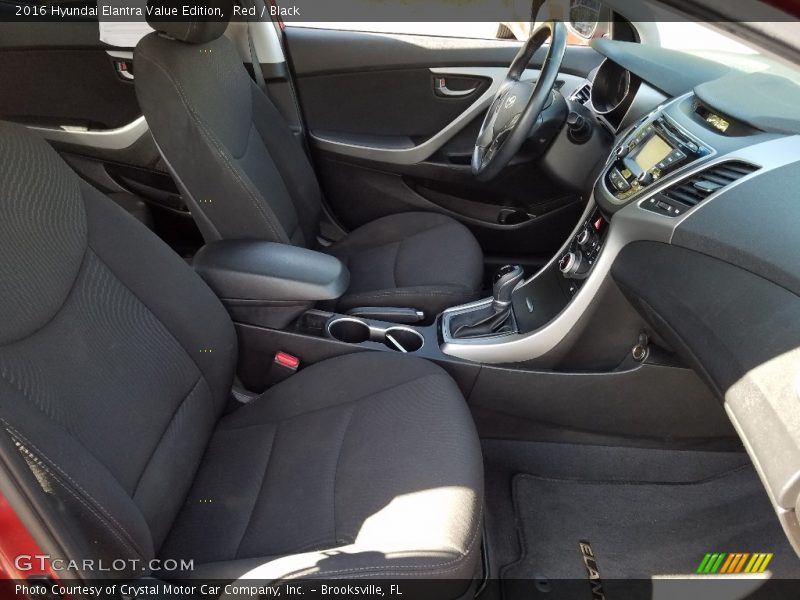 Red / Black 2016 Hyundai Elantra Value Edition