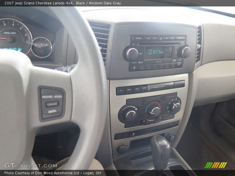 Black / Medium Slate Gray 2007 Jeep Grand Cherokee Laredo 4x4
