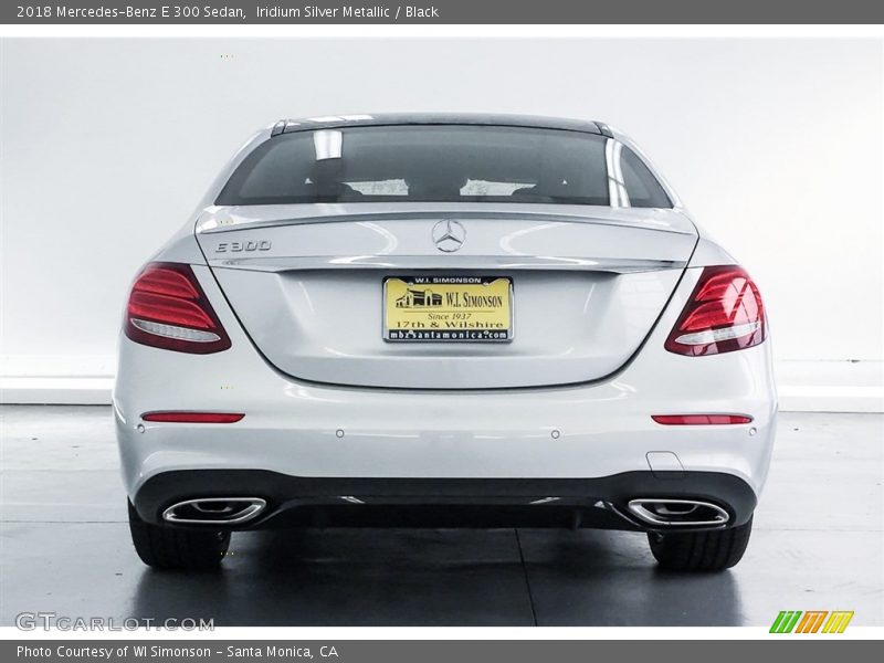 Iridium Silver Metallic / Black 2018 Mercedes-Benz E 300 Sedan