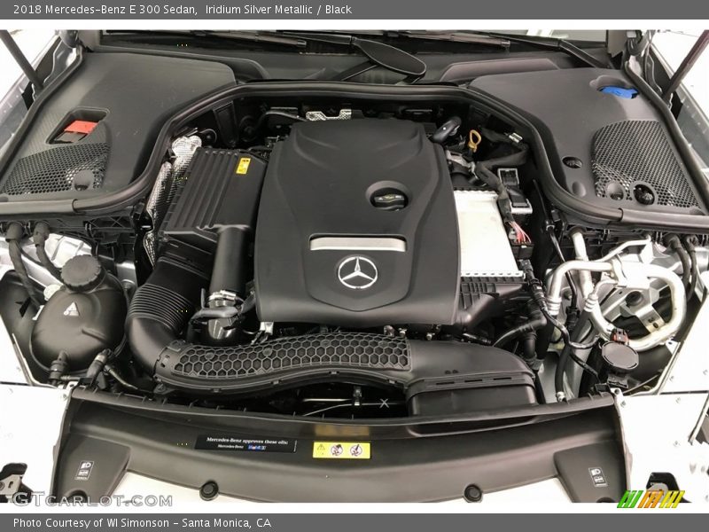 Iridium Silver Metallic / Black 2018 Mercedes-Benz E 300 Sedan