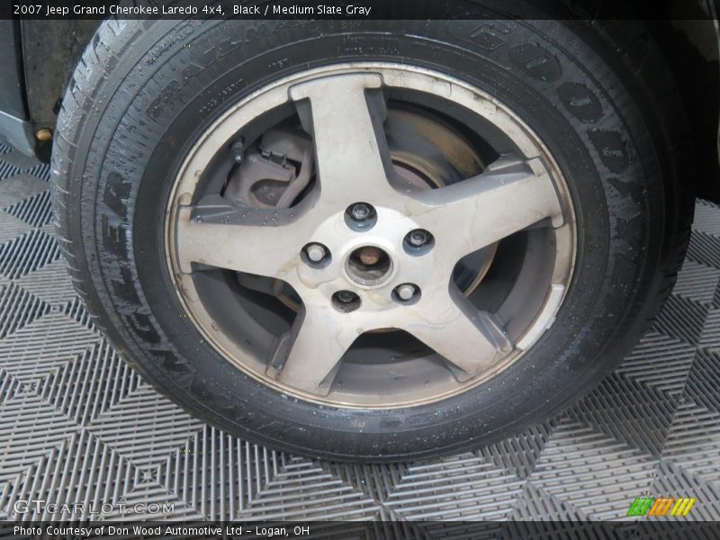 Black / Medium Slate Gray 2007 Jeep Grand Cherokee Laredo 4x4