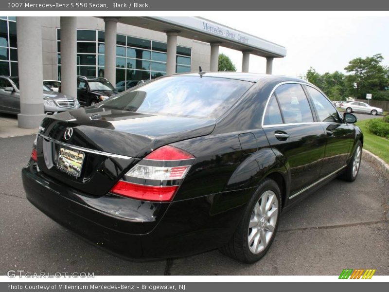 Black / Black 2007 Mercedes-Benz S 550 Sedan