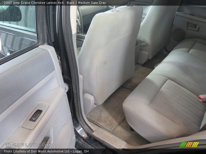 Black / Medium Slate Gray 2007 Jeep Grand Cherokee Laredo 4x4