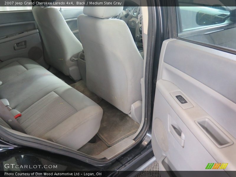 Black / Medium Slate Gray 2007 Jeep Grand Cherokee Laredo 4x4