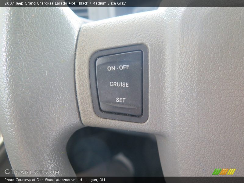 Black / Medium Slate Gray 2007 Jeep Grand Cherokee Laredo 4x4