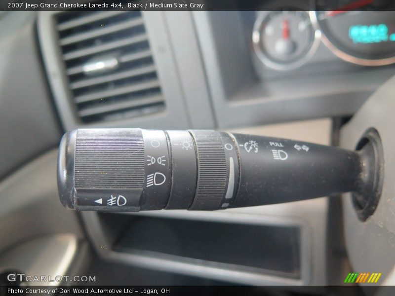 Black / Medium Slate Gray 2007 Jeep Grand Cherokee Laredo 4x4