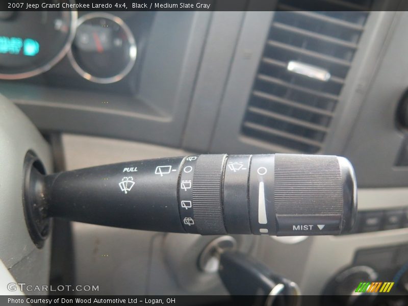 Black / Medium Slate Gray 2007 Jeep Grand Cherokee Laredo 4x4