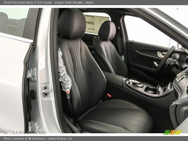 Iridium Silver Metallic / Black 2018 Mercedes-Benz E 300 Sedan