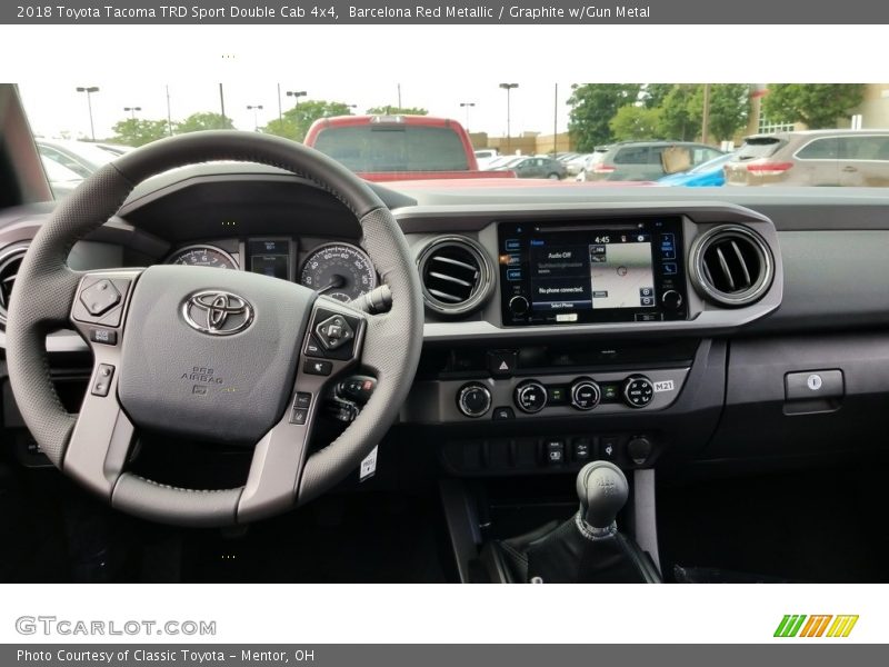 Dashboard of 2018 Tacoma TRD Sport Double Cab 4x4