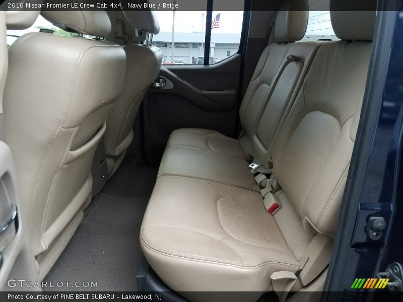 Navy Blue / Beige 2010 Nissan Frontier LE Crew Cab 4x4
