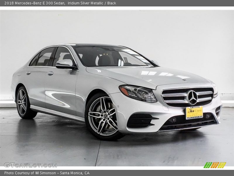 Iridium Silver Metallic / Black 2018 Mercedes-Benz E 300 Sedan
