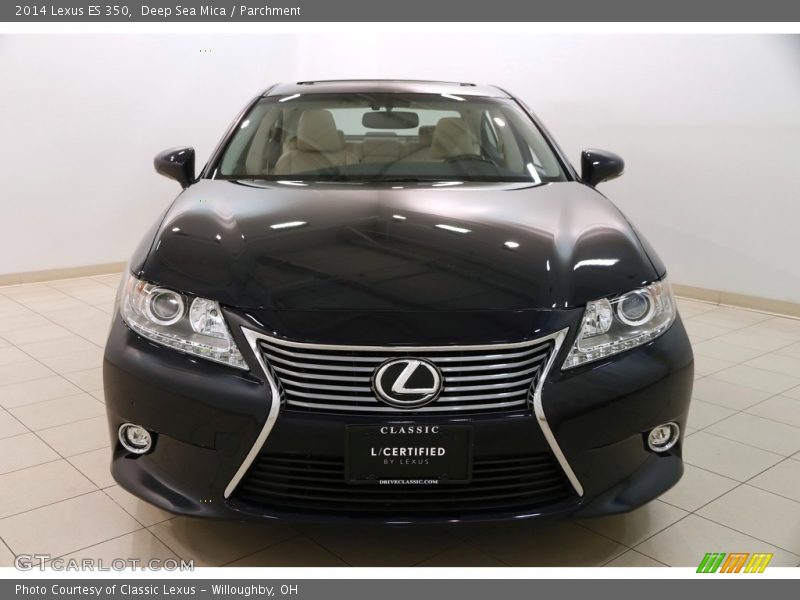Deep Sea Mica / Parchment 2014 Lexus ES 350