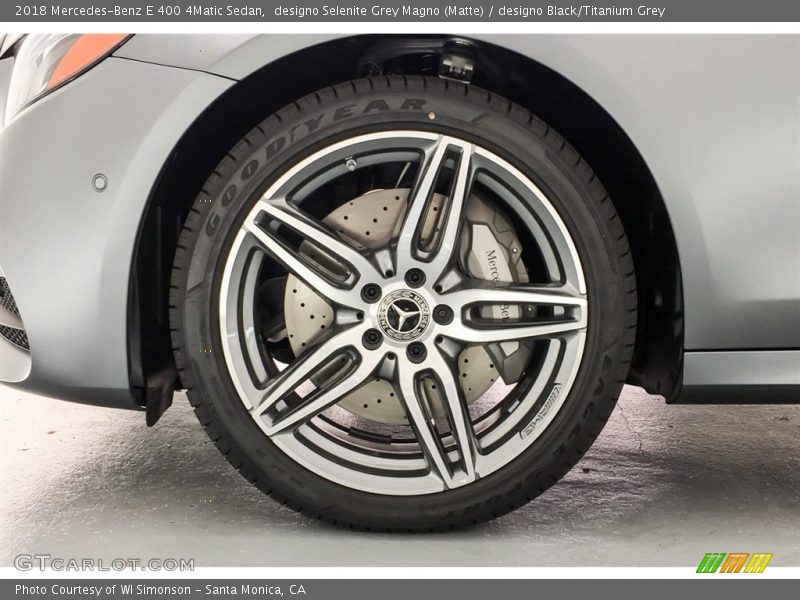 designo Selenite Grey Magno (Matte) / designo Black/Titanium Grey 2018 Mercedes-Benz E 400 4Matic Sedan