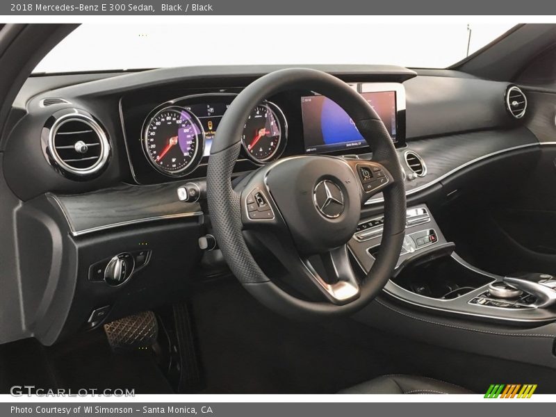 Black / Black 2018 Mercedes-Benz E 300 Sedan