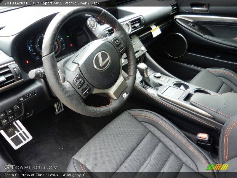  2018 RC 350 F Sport AWD Black Interior