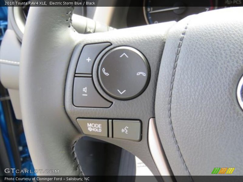 Controls of 2018 RAV4 XLE