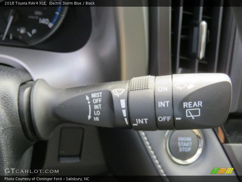 Controls of 2018 RAV4 XLE