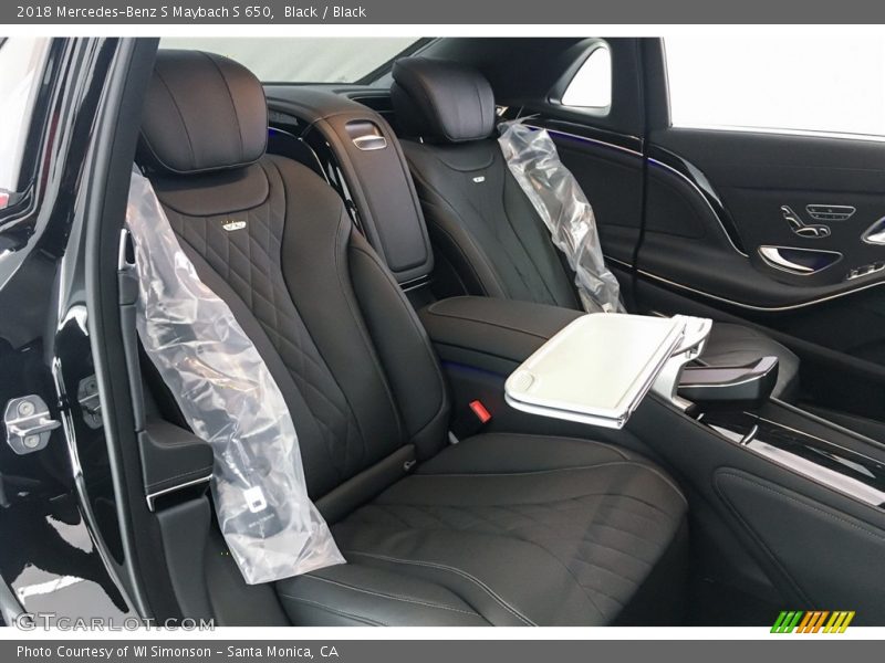 Rear Seat of 2018 S Maybach S 650