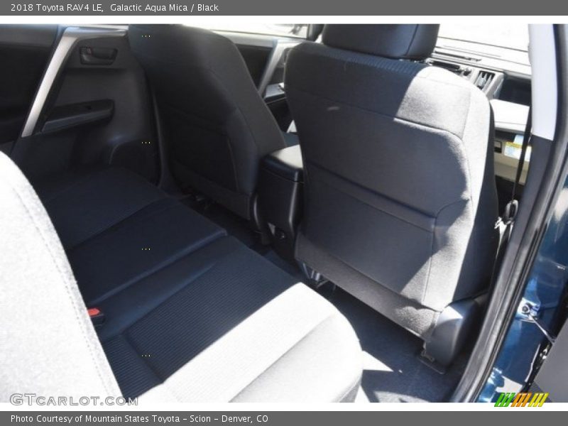 Galactic Aqua Mica / Black 2018 Toyota RAV4 LE