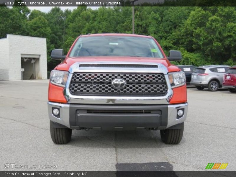 Inferno Orange / Graphite 2018 Toyota Tundra SR5 CrewMax 4x4