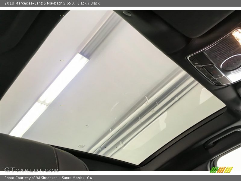 Sunroof of 2018 S Maybach S 650