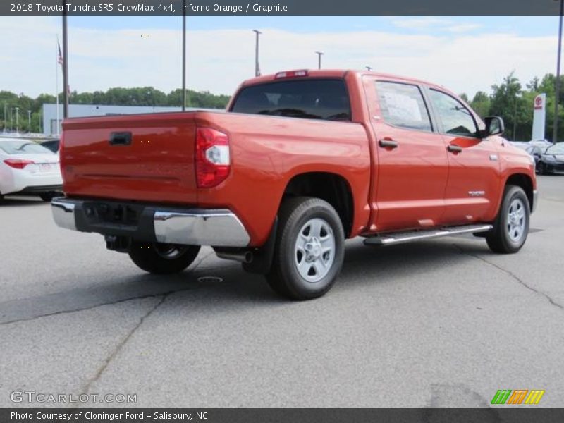 Inferno Orange / Graphite 2018 Toyota Tundra SR5 CrewMax 4x4
